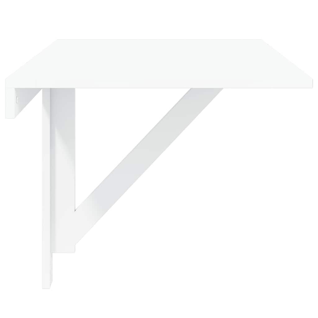 Vidaxl Table murale pliante 100x60 cm blanc - Jusqu'à -34% sur le prix d'origine