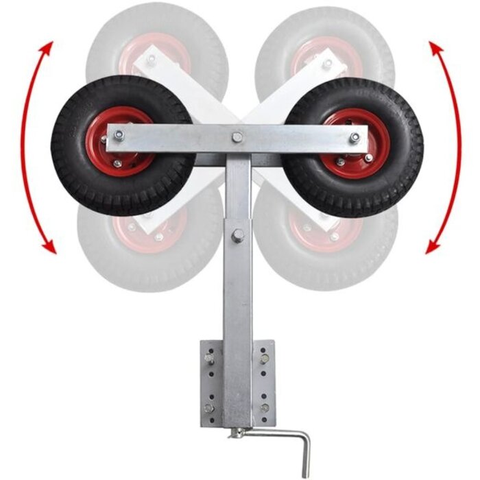 Vidaxl Kit 2 supports de proue réglables pour remorque bateau - Jusqu'à -35%
