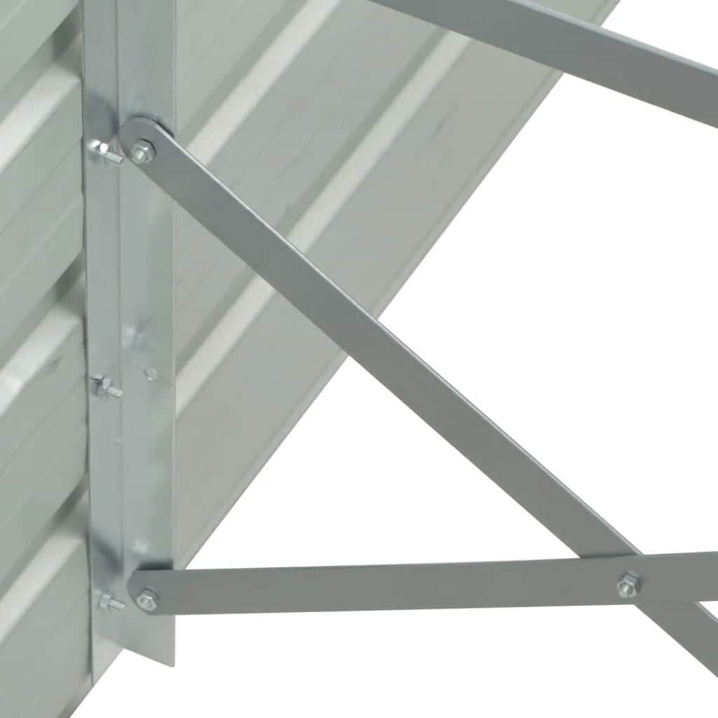 Vidaxl Grande jardinière en acier galvanisé 400cm - Anthracite - Jusqu'à -34%