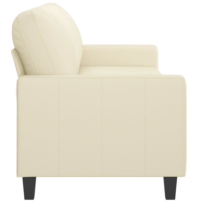 Vidaxl Canapé 3 places 180 cm crème - Design moderne - Jusqu'à -33%