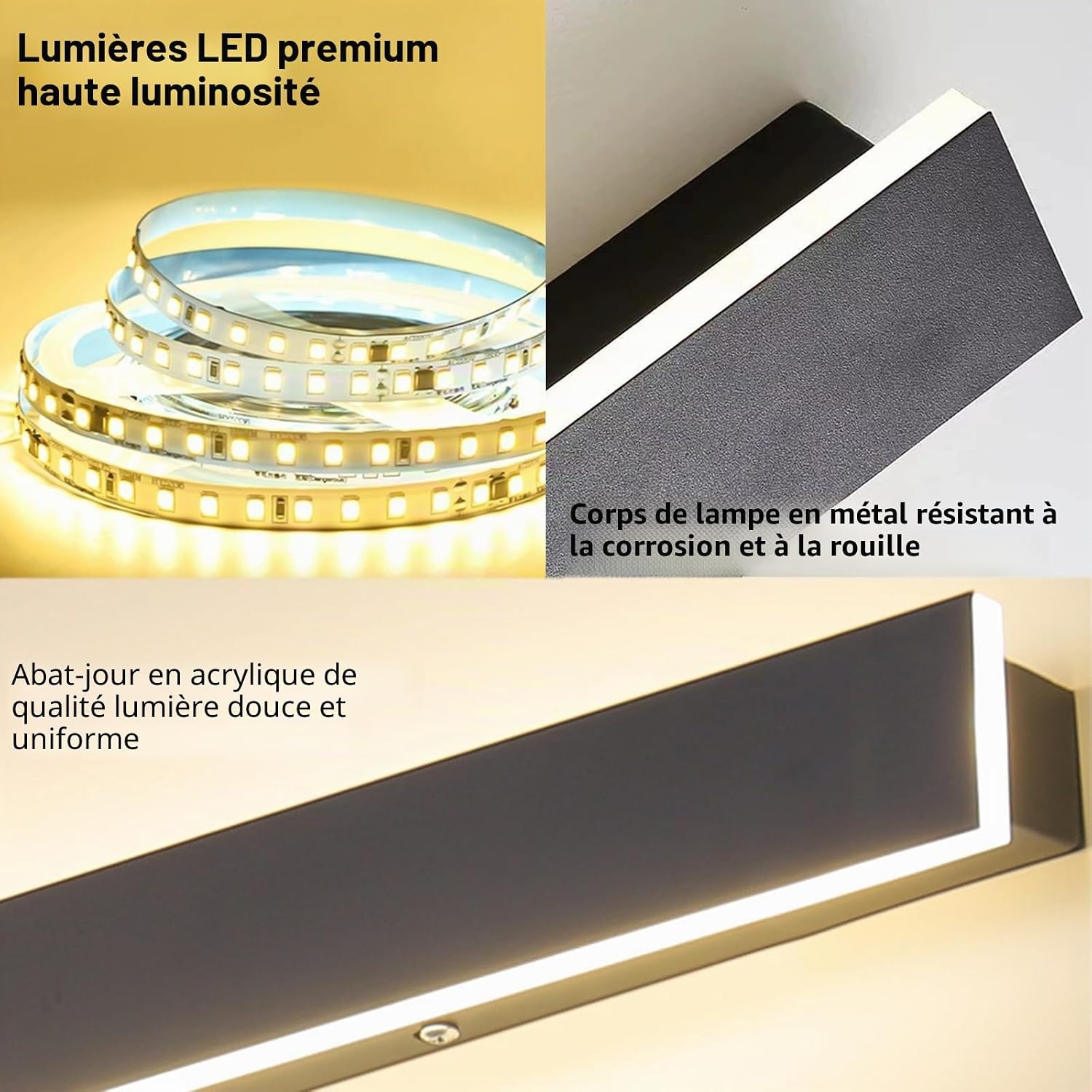 Applique murale LED étanche 150 cm - Anthracite - Jusqu'à -34% en Outlet