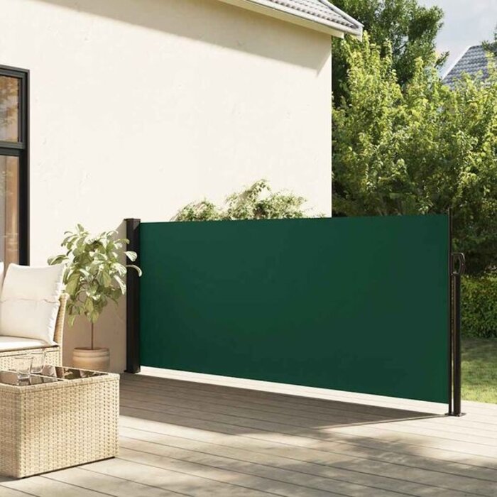 Vidaxl Paravent rétractable 117x300 cm - Vert - Jusqu'à -29% sur votre intimité