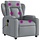 Fauteuil de massage inclinable gris clair - Jusqu'à 35% de réduction
