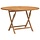 Table de jardin pliante en teck Ø 110 cm - Jusqu'à -35% d'économie