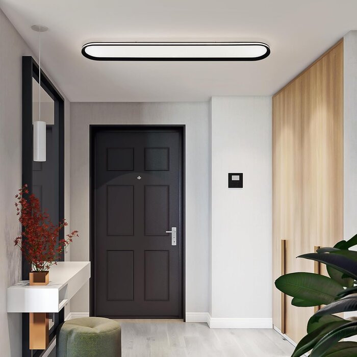 Plafonnier LED linéaire 65W - 6500K - Design moderne - Jusqu'à -34%