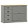 Buffet en pin massif gris VIGO - Jusqu'à 35% de réduction