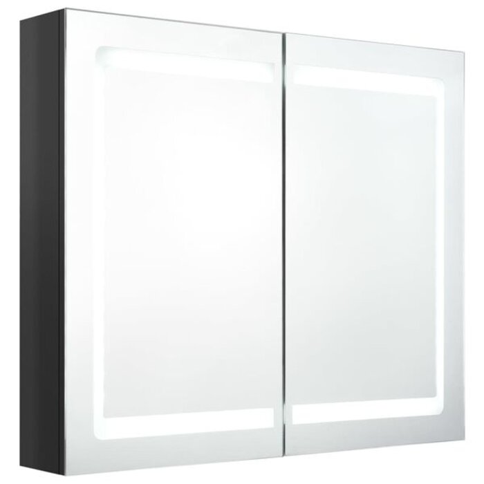 Vidaxl Armoire de salle de bain avec miroir et LED - Jusqu'à -35%