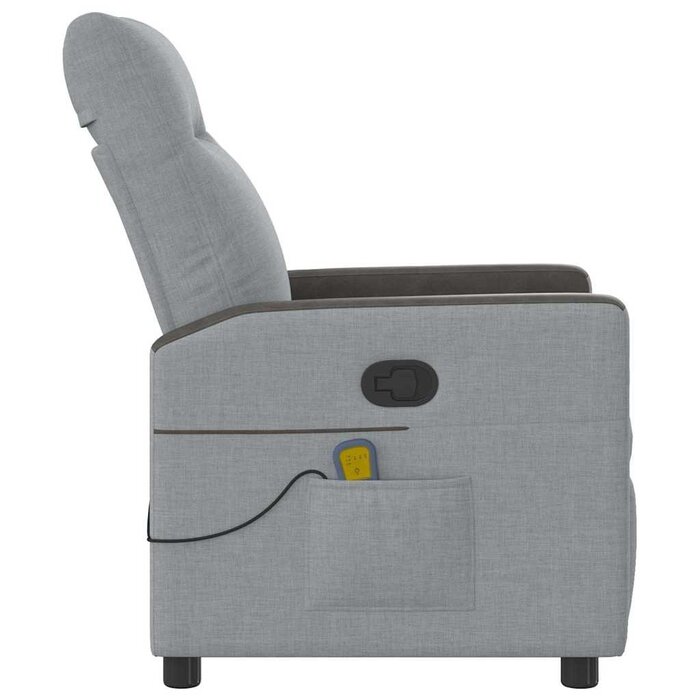 Vidaxl Fauteuil de massage inclinable gris clair - Jusqu'à 35% de réduction