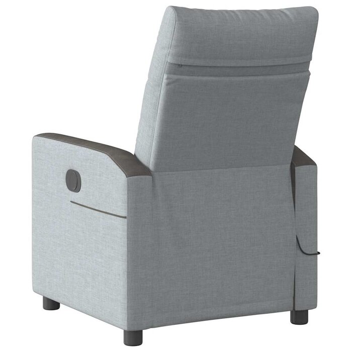 Vidaxl Fauteuil de massage inclinable gris clair - Jusqu'à 35% de réduction