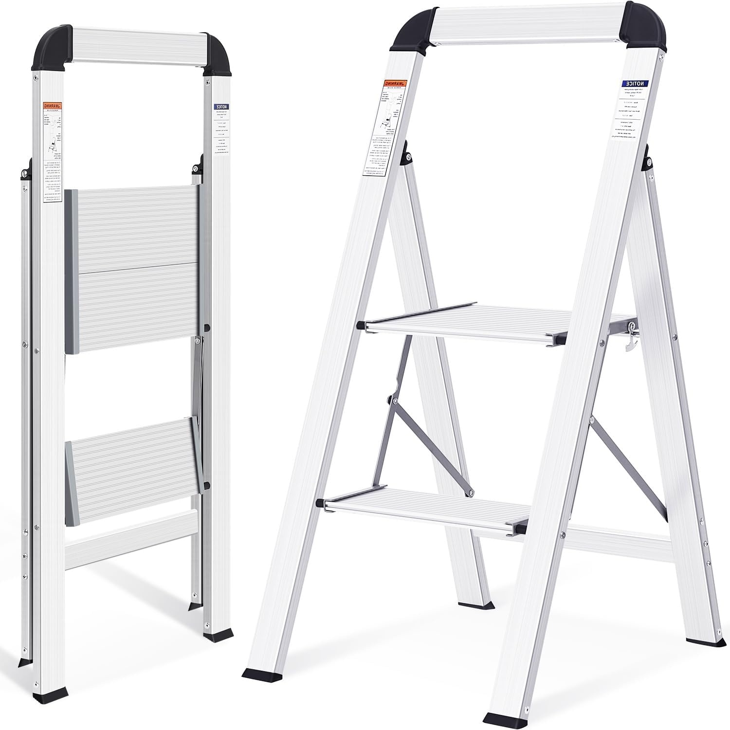 Escabeau pliable 3 marches aluminium - Jusqu'à 34% de remise