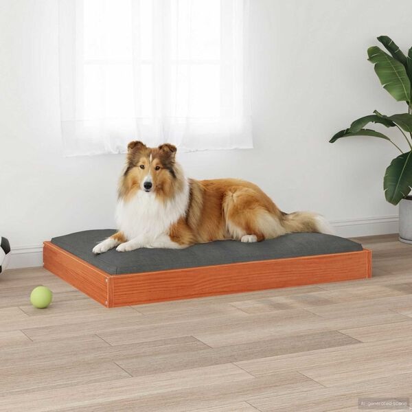 Vidaxl Lit pour chien en bois massif - Jusqu'à -34% sur votre couchage design