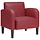 Fauteuil en Similicuir Rouge Vin - Jusqu'à -35% sur nos modèles outlet