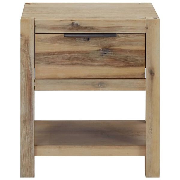 Vidaxl Table de chevet en bois d'acacia massif - Jusqu'à 34% de réduction
