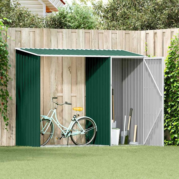 Vidaxl Abri de jardin et bûcher en acier galvanisé - Jusqu'à 35% de réduction