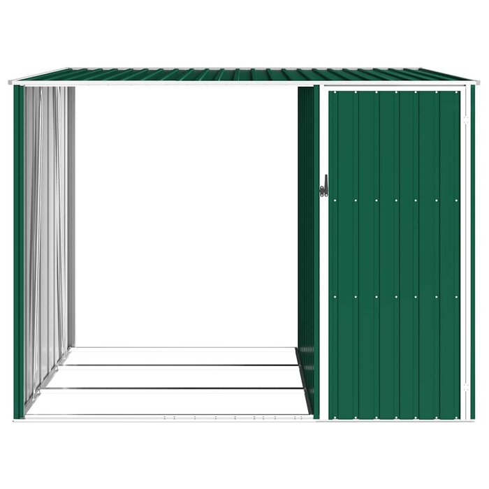 Vidaxl Abri de jardin et bûcher en acier galvanisé - Jusqu'à 35% de réduction
