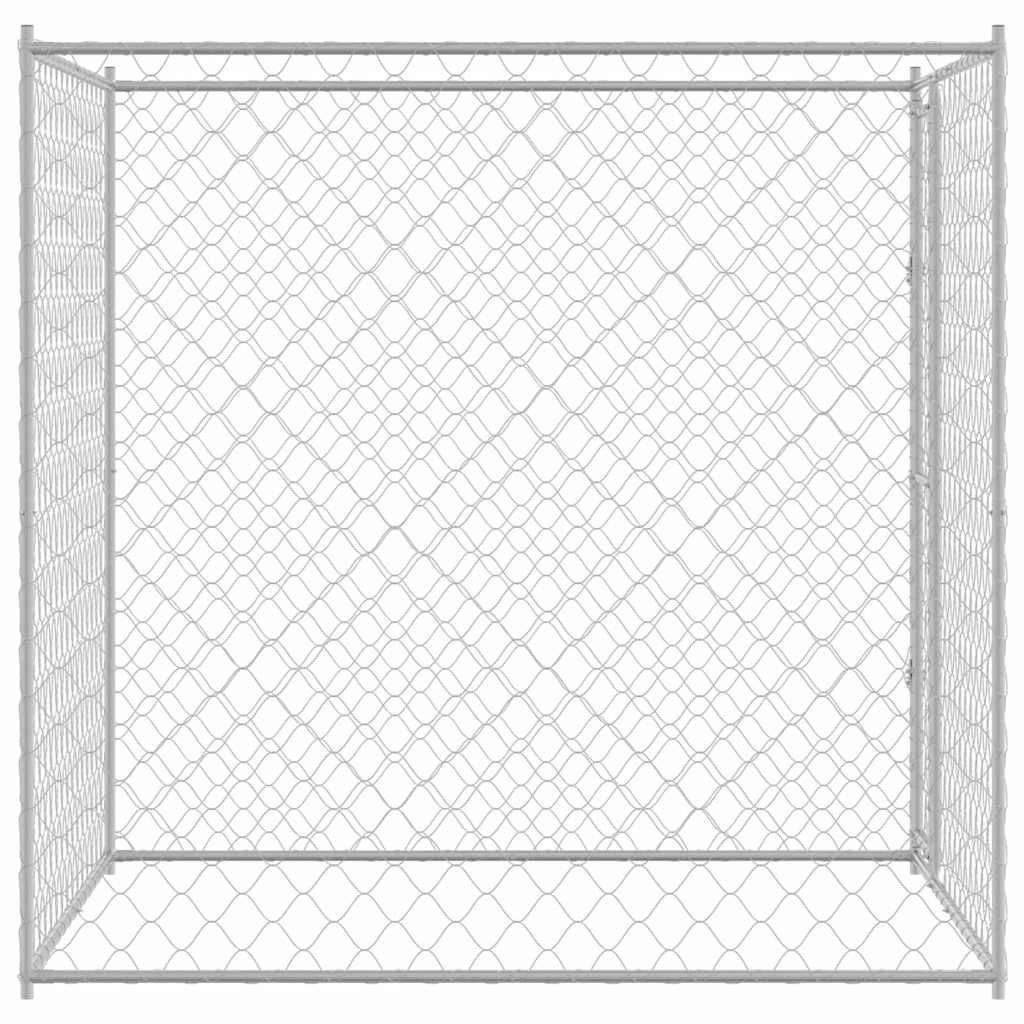 Vidaxl Chenil d'extérieur en acier 2x2x2m - Jusqu'à -30% sur votre équipement canin