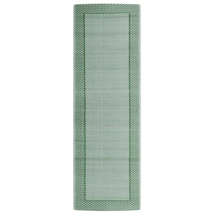 Vidaxl Tapis d'extérieur réversible 80x250 cm - Vert - Jusqu'à -32%