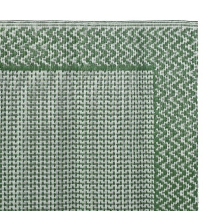 Vidaxl Tapis d'extérieur réversible 80x250 cm - Vert - Jusqu'à -32%