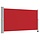 Paravent latéral rétractable 140x300 cm - Rouge - Jusqu'à -33%