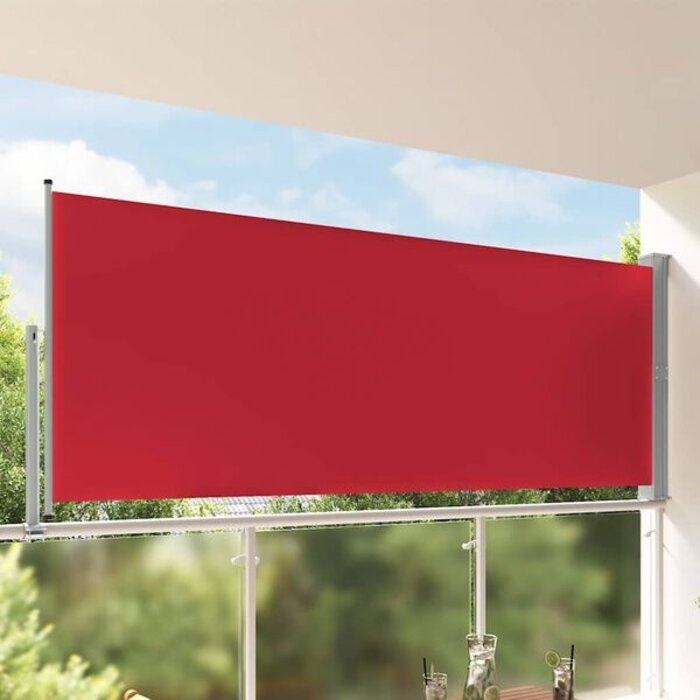 Vidaxl Paravent latéral rétractable 140x300 cm - Rouge - Jusqu'à -33%