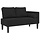 Chaise longue en velours noir - Jusqu'à 28% de réduction