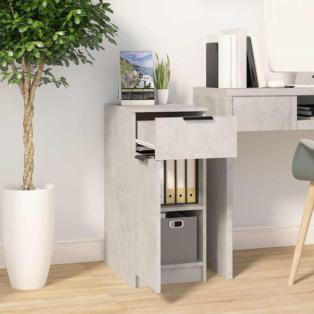 Vidaxl Caisson de bureau gris béton - Jusqu'à -34% sur votre rangement