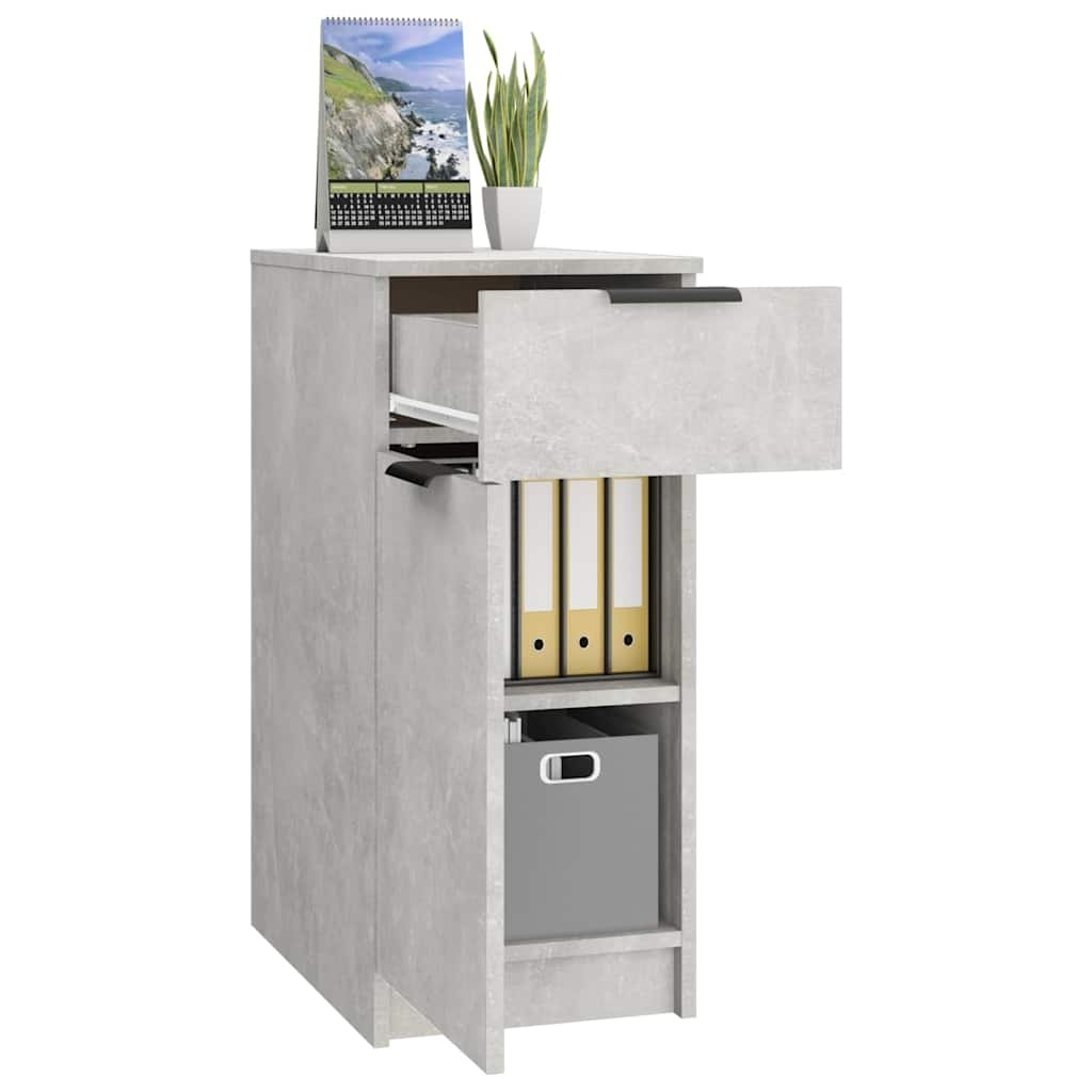Vidaxl Caisson de bureau gris béton - Jusqu'à -34% sur votre rangement