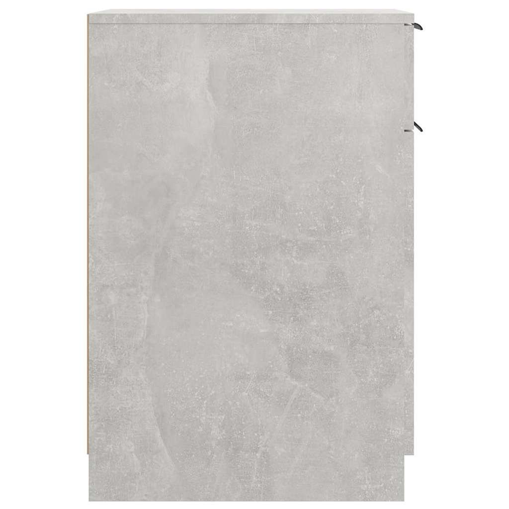 Vidaxl Caisson de bureau gris béton - Jusqu'à -34% sur votre rangement