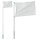 Mât de drapeau télescopique 5,55 m en aluminium - Jusqu'à -29%