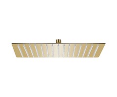Vidaxl Pommeau de douche carré 40x40 cm doré - Acier inoxydable - 33% de remise