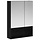 Armoire de toilette miroir chêne noir - Jusqu'à 34% de remise