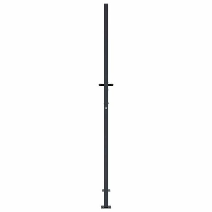 Vidaxl Portillon de jardin motif bambou anthracite 105x180cm - Jusqu'à -35%