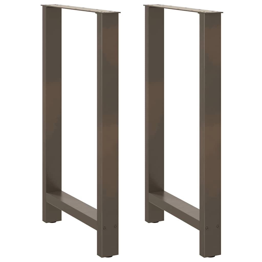 Vidaxl Lot de 2 Pieds de Table de Bar Acier - Jusqu'à -34% sur l'Outlet