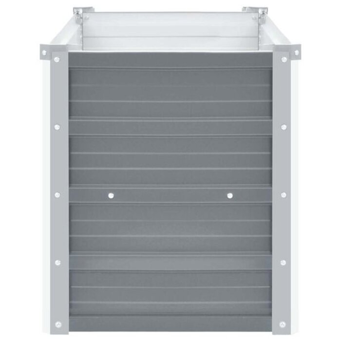 Vidaxl Jardinière surélevée en acier galvanisé 100x40x45cm - Jusqu'à -31%