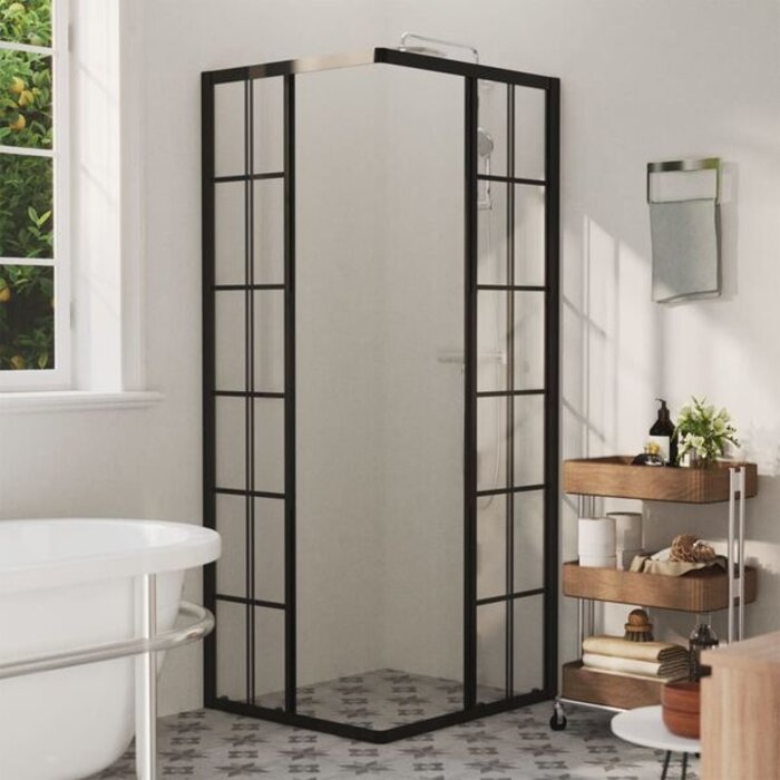 Vidaxl Cabine de douche 80x70 cm noire - Jusqu'à -75% de réduction