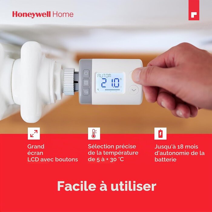 Lot de 2 thermostats intelligents programmables - Jusqu'à -54% sur l'outlet