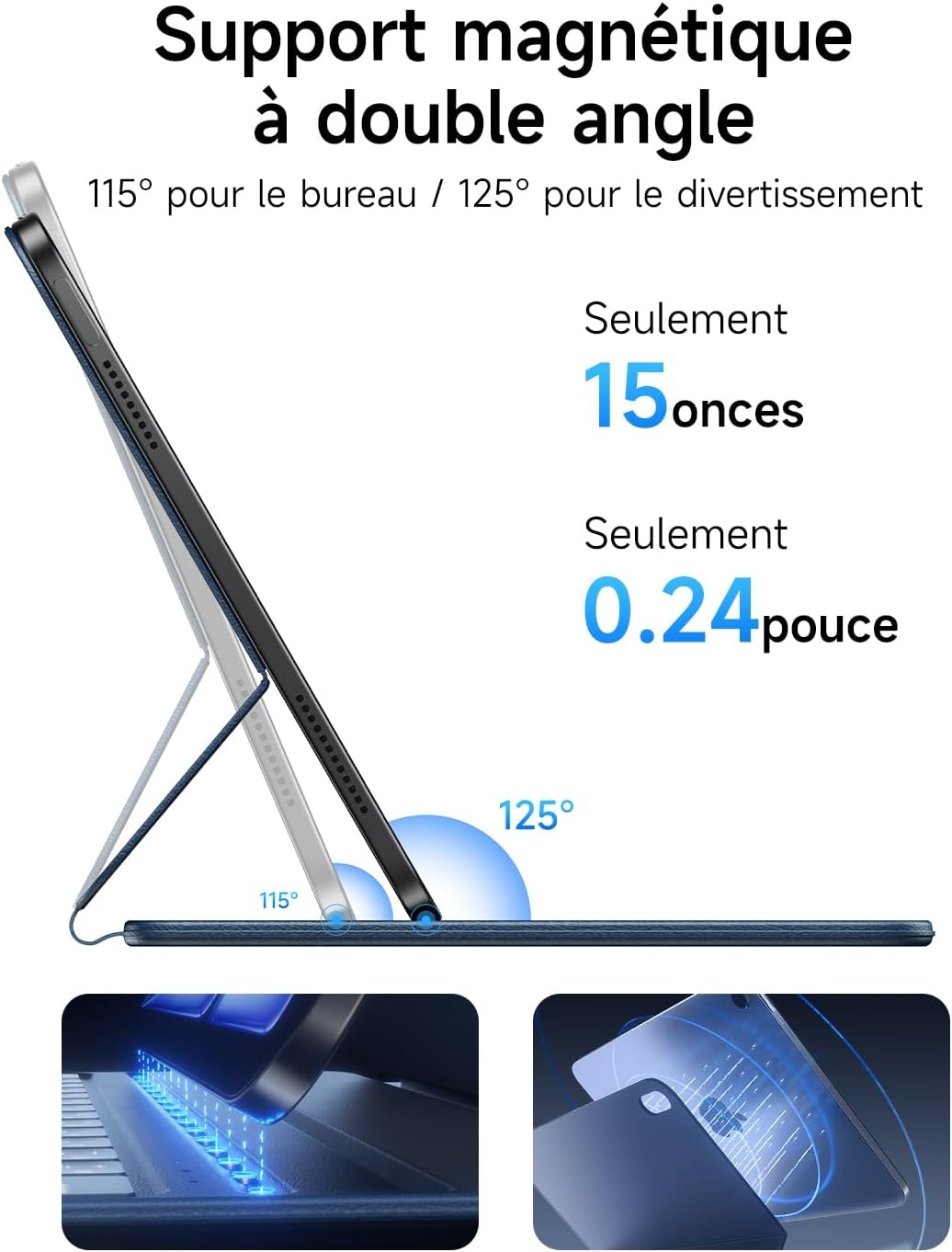 Étui clavier ultra-fin pour iPad 10 (10,9") - QWERTY Espagnol - Jusqu'à -29%