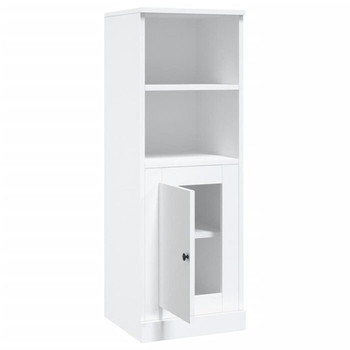 Vidaxl Armoire haute blanche scandinave - Jusqu'à 34% de remise