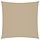 Voile d'ombrage carrée 4x4m Beige - Jusqu'à -34% sur votre terrasse