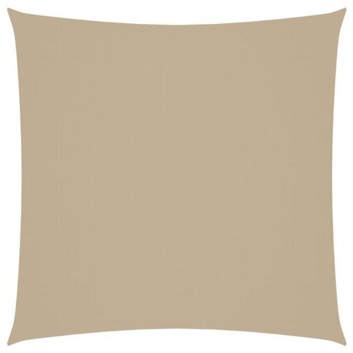 Vidaxl Voile d'ombrage carrée 4x4m Beige - Jusqu'à -34% sur votre terrasse