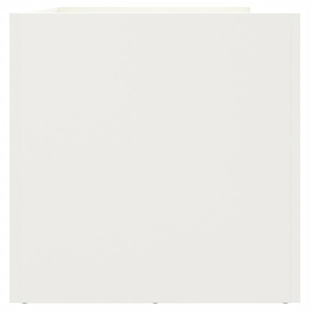 Vidaxl Jardinière en acier blanc 62x30x29 cm - Jusqu'à -33% sur l'outlet