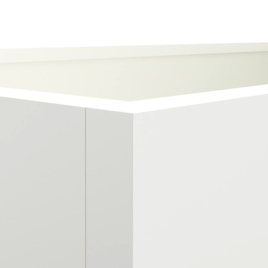 Vidaxl Jardinière en acier blanc 62x30x29 cm - Jusqu'à -33% sur l'outlet