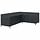 Housse de Protection Canapé d'Angle Jardin - Noir - Jusqu'à -33%