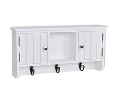 Vidaxl Armoire murale à clés et bijoux blanc antique - 56% de remise