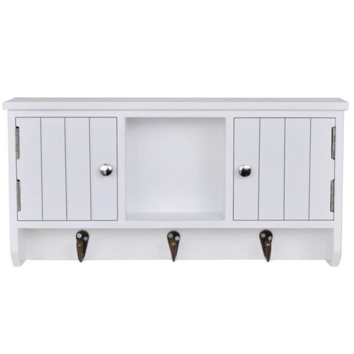 Vidaxl Armoire murale à clés et bijoux blanc antique - Jusqu'à 32% de réduction