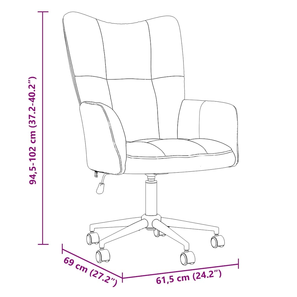 Vidaxl Fauteuil relax en velours noir - Jusqu'à 34 % de réduction