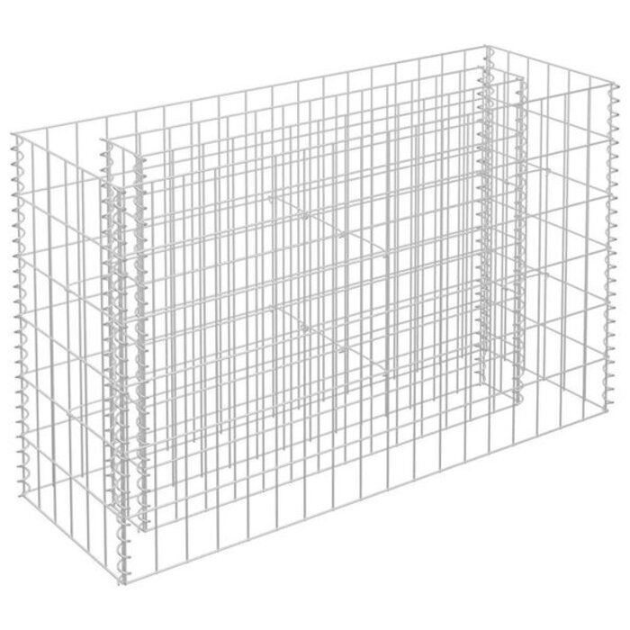 Vidaxl Jardinière gabion surélevée 90x30x60 cm - Jusqu'à -33% sur l'état déballé