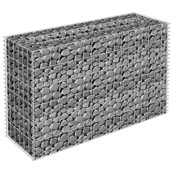Vidaxl Jardinière gabion surélevée 90x30x60 cm - Jusqu'à -33% sur l'état déballé