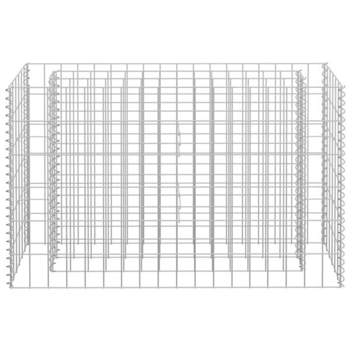 Vidaxl Jardinière gabion surélevée 90x30x60 cm - Jusqu'à -33% sur l'état déballé
