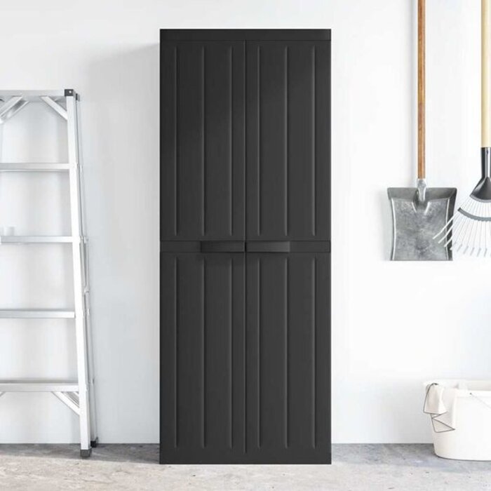 Vidaxl Armoire de jardin polypropylène 165cm - Jusqu'à 35% de remise